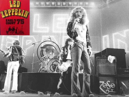 Zeppelin Takes Earls Court: The Birth of ’70s Arena Epicness Led Zeppelin playing at Earls Court in 1975