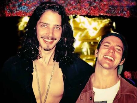 Eddie Vedder and Chris Cornell