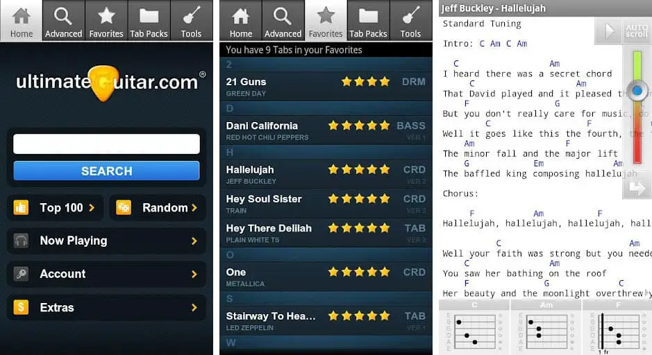 ultimate guitar tabs app