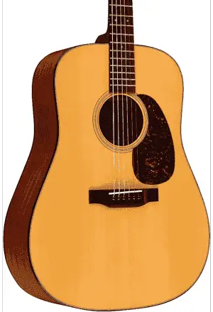 Martin D18 acoustic guitar