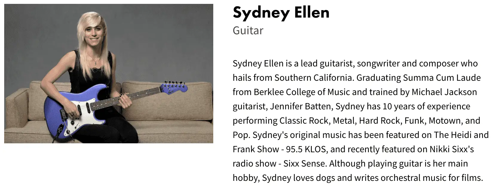 Fender Play - Sydney Ellen