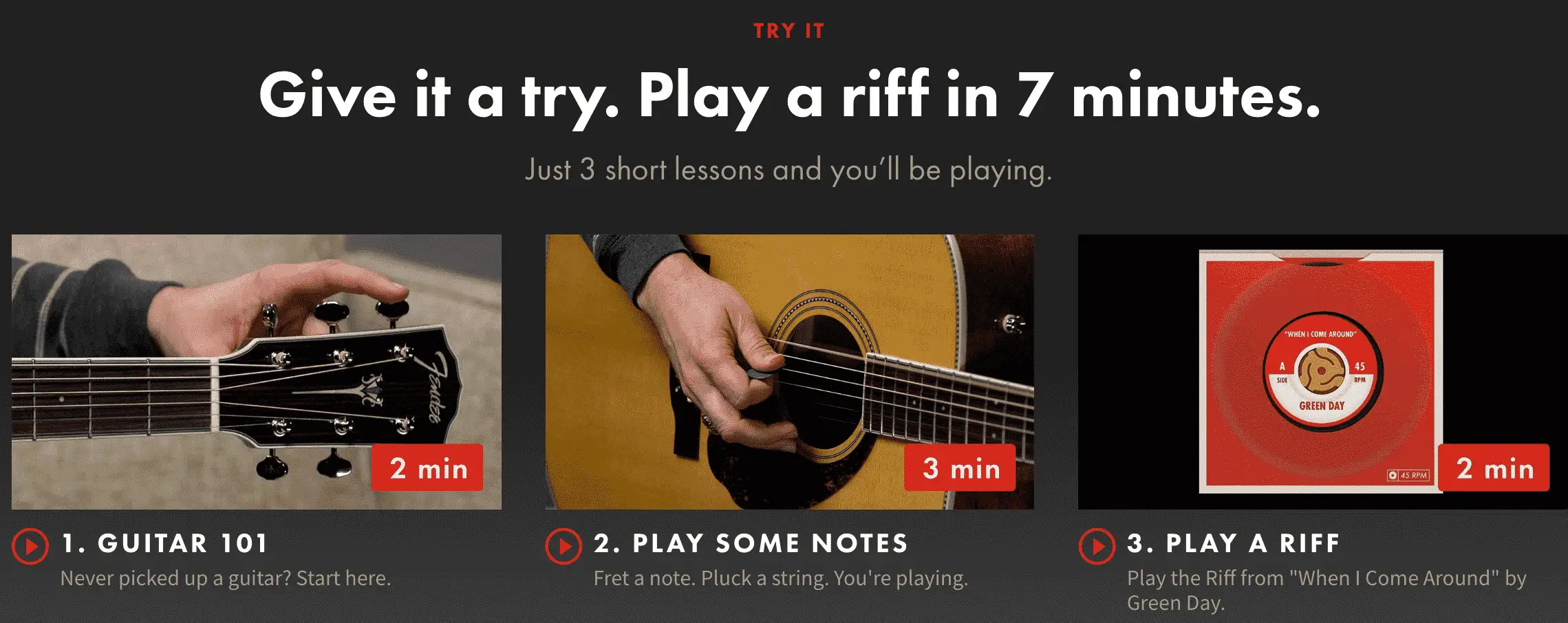 Fender Play rifts