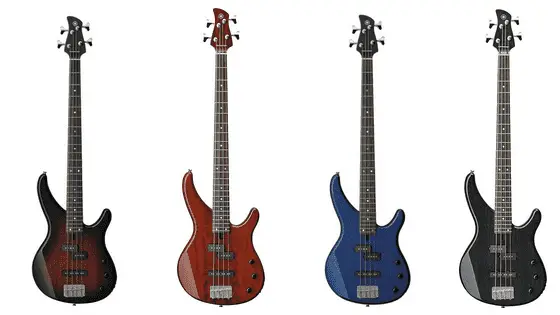 Yamaha TRBX174 Bass Guitar colors-min