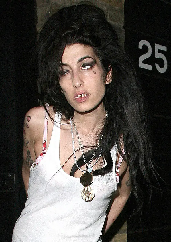 Amy Winehouse wasted