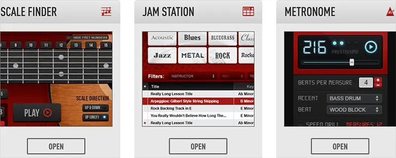 Guitartricks metronome and tools