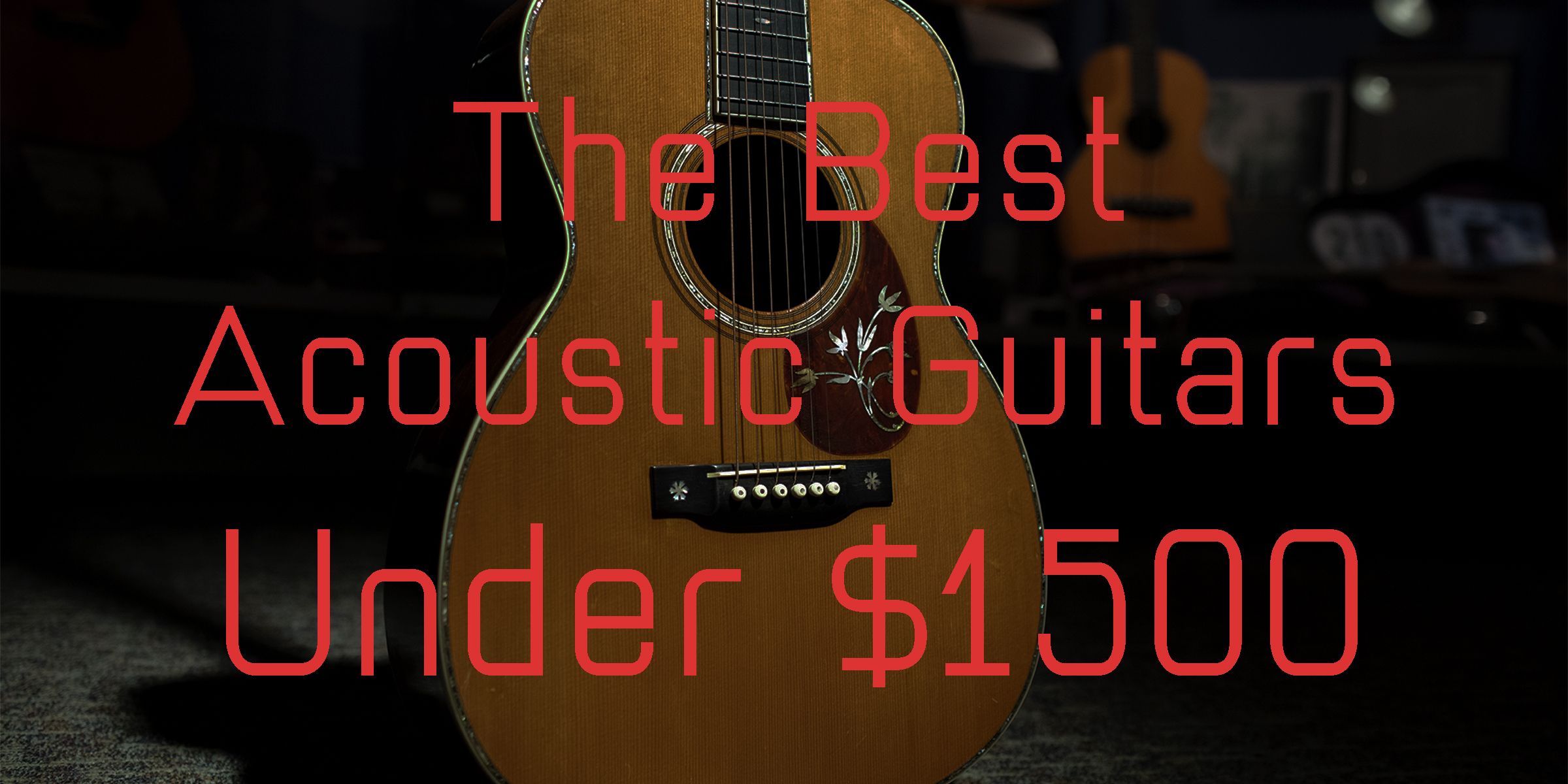 The best acoustic guitars in 2023