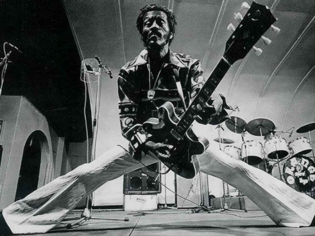 Chuck Berry on stage