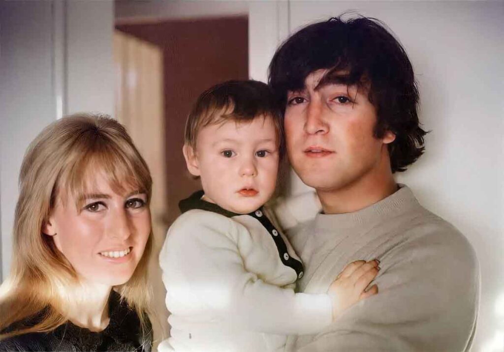 John and Paul’s Strange Relationship with Cynthia and Julian Lennon John Lennon with Cynthia and Julian