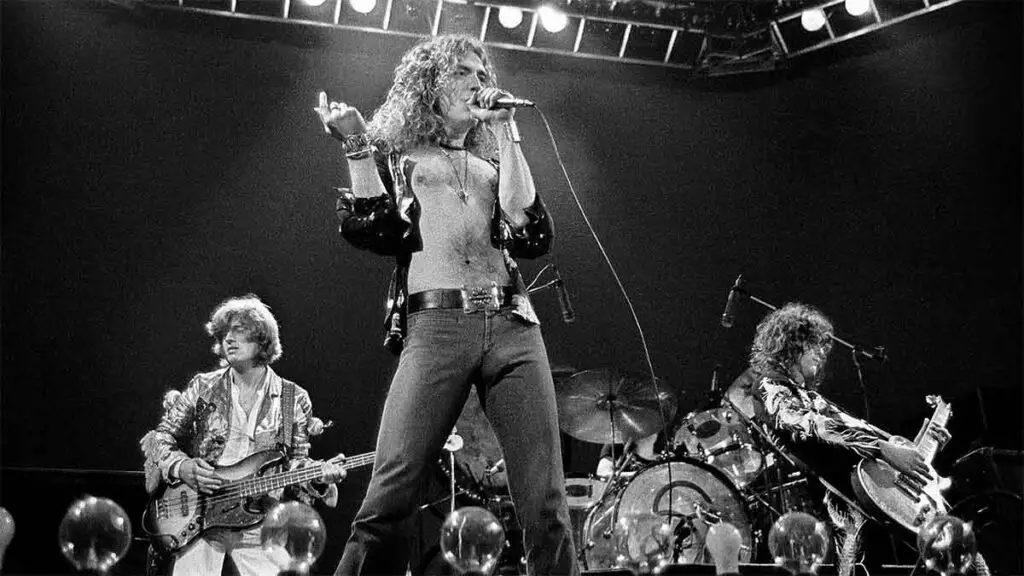Led Zeppelin in concert