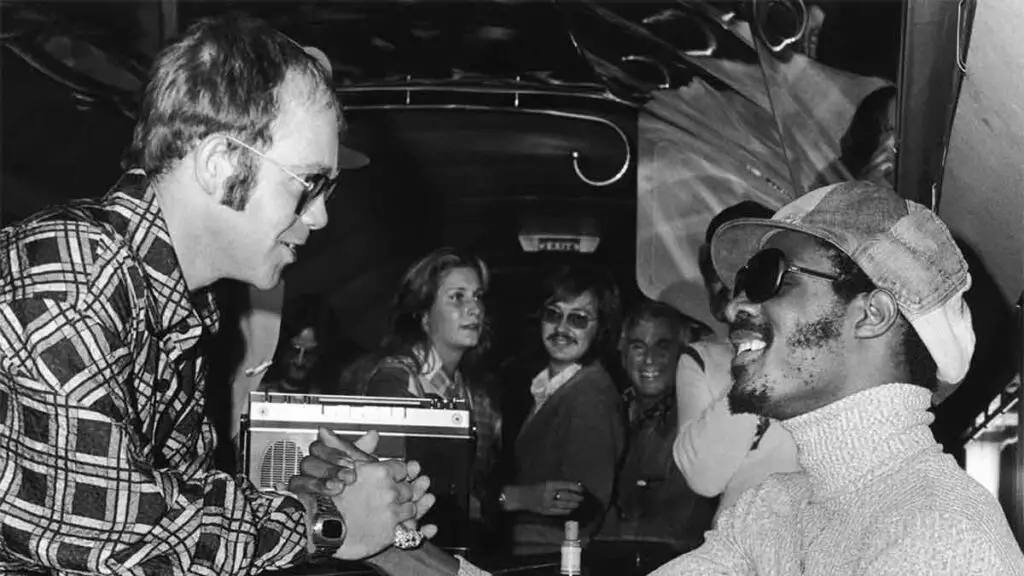 Stevie Wonder and Elton John