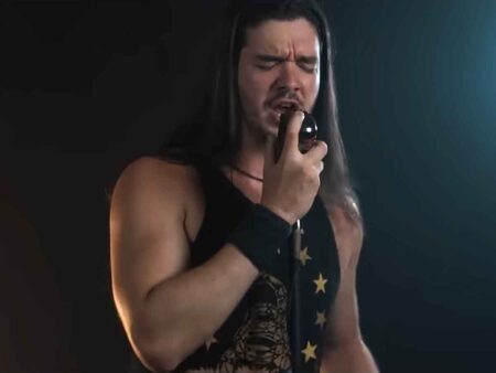 Dan singing Amazing Gace