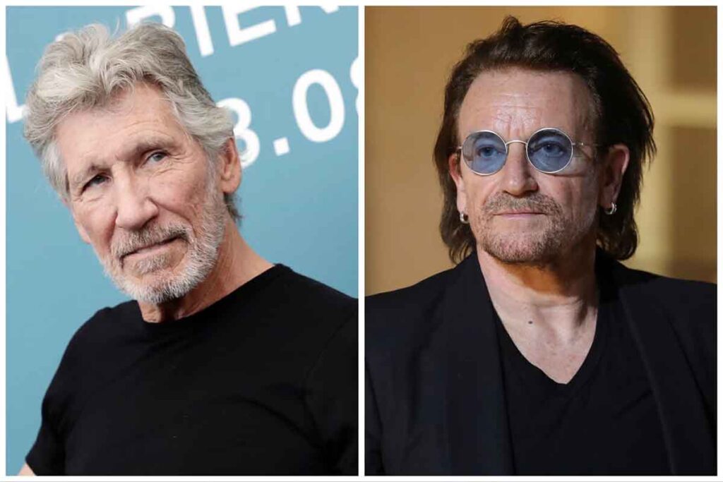 Roger Waters and Bono