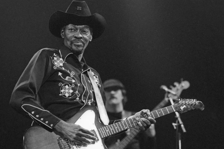 Clarence Gatemouth Brown on stage