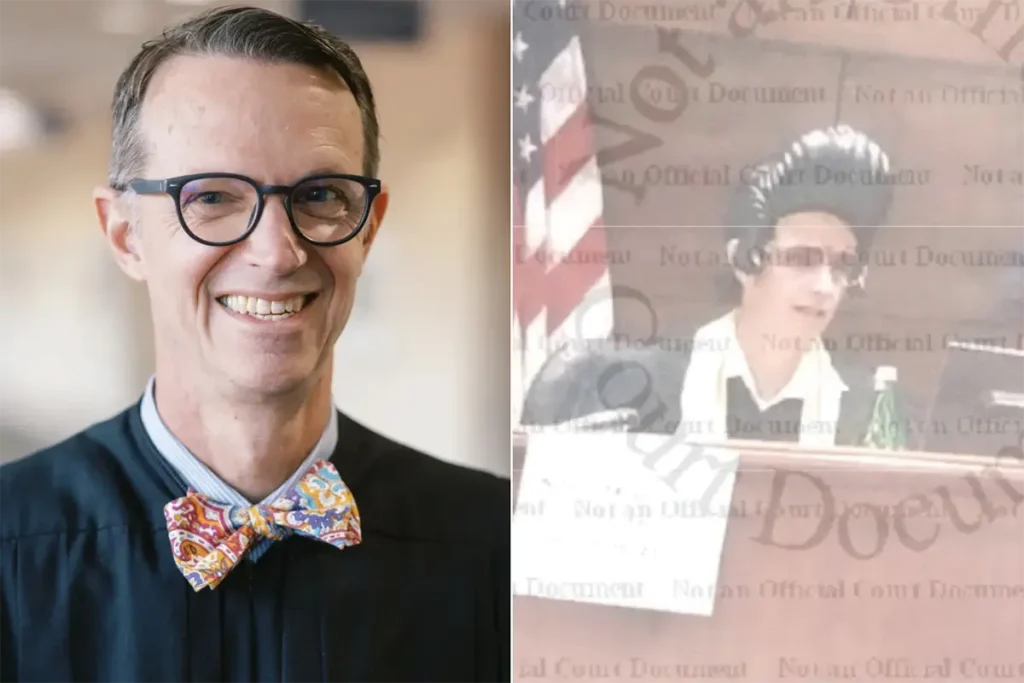 Former Judge Thornhill impersonating Elvis