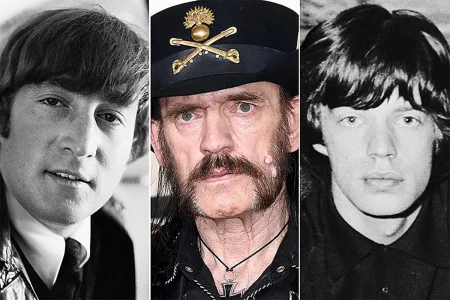 John Lennon, Lemmy Kilmister and Mick Jagger