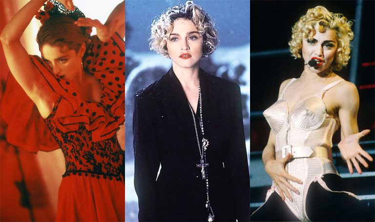 Madonna's outfits in the 80s