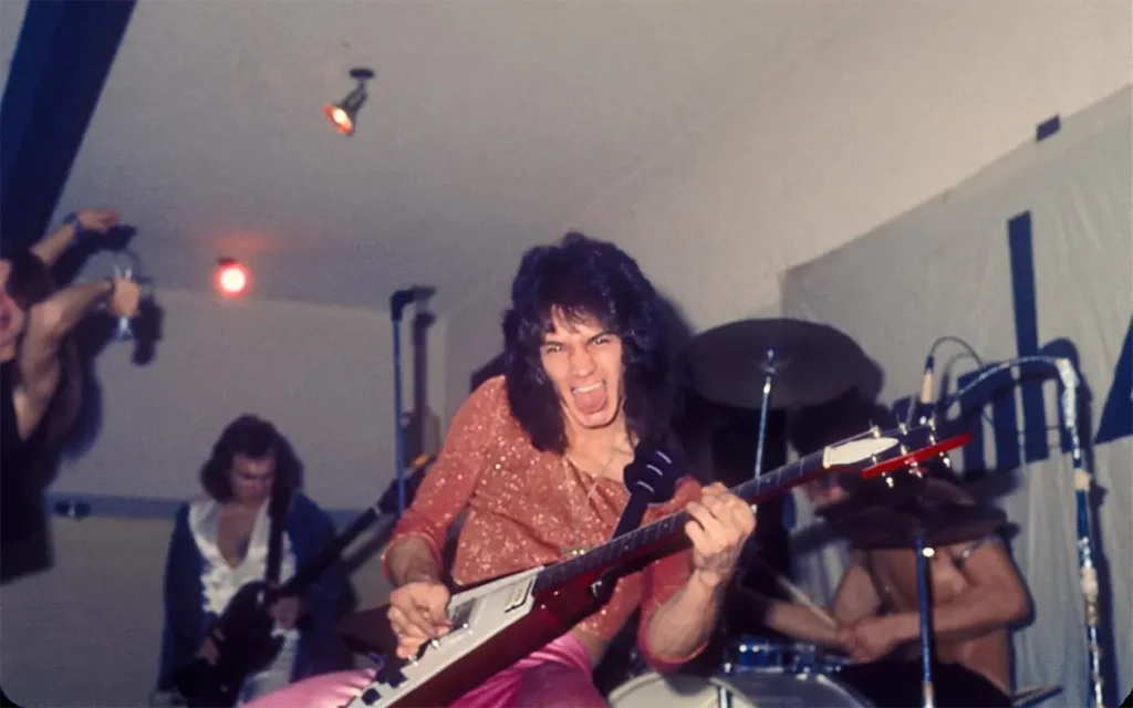 Van Halen on guitar