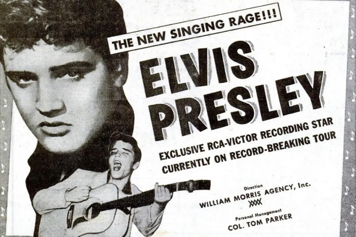 Elvis Billboard magazine advertisement 1956.