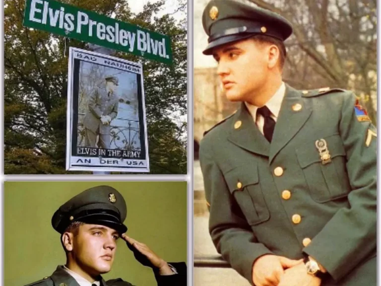 Elvis get his US Army