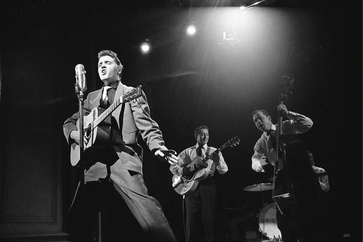 Elvis, Scotty and Bill 1956
