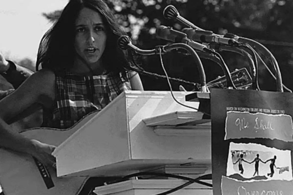 Baez at Washington August 1963