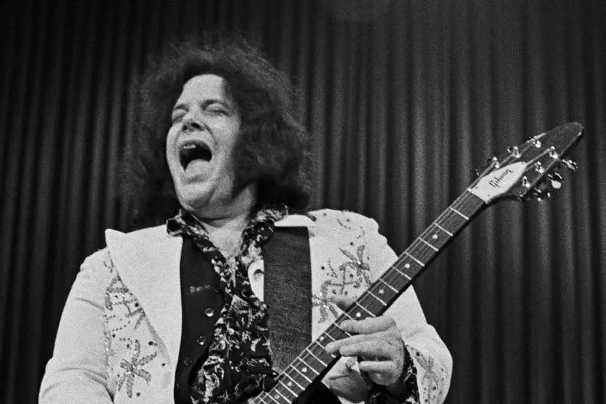Leslie West, guitarist and singer of the band Mountain.