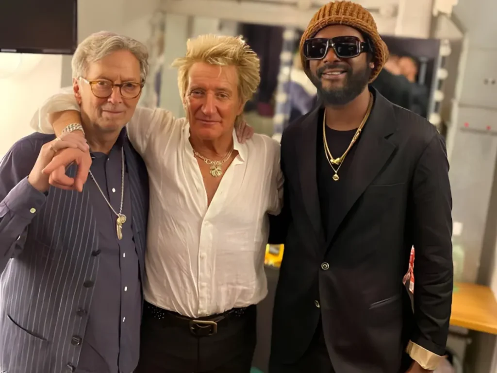 Clapton, Rod Stewart & Gary Clark Jr: The Night Jeff Beck Haunted Royal Albert Hall clapton Rod Stewart and-Gary Clark