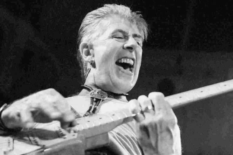 John Mayall performing live on guitar, founder of John Mayall & the Bluesbreakers.