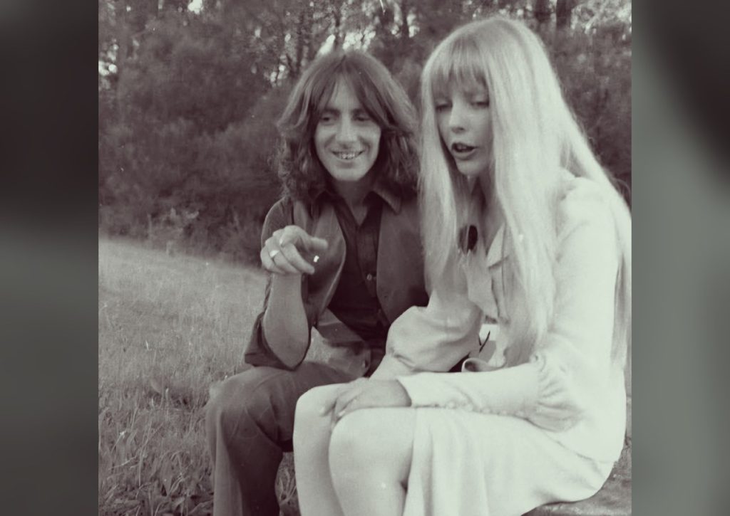 Before the Myth: Irene Thornton, the Adelaide Girl Who Married Bon Scott Bon Scott and Irene Thornton in a black and white photo outdoors in the early 1970s