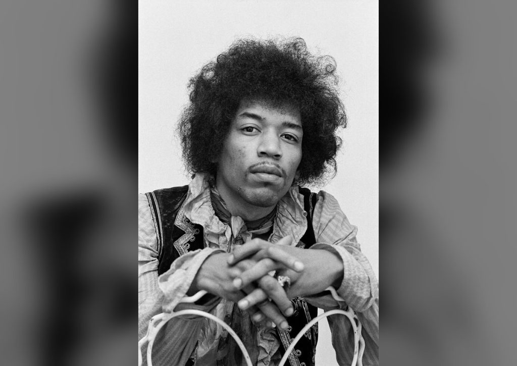 The Wrong-Handed Guitar: What Flipping a Stratocaster Actually Did for Hendrix Jimi Hendrix black and white portrait