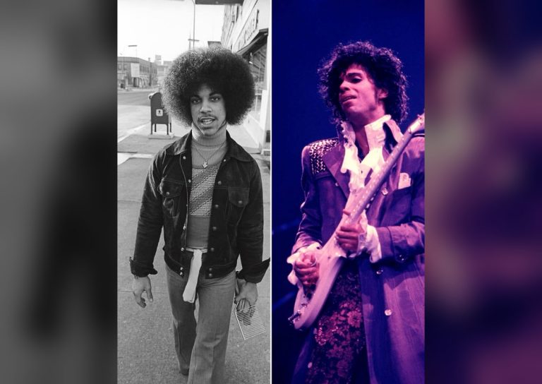 Young Prince in a two-panel black and white portrait