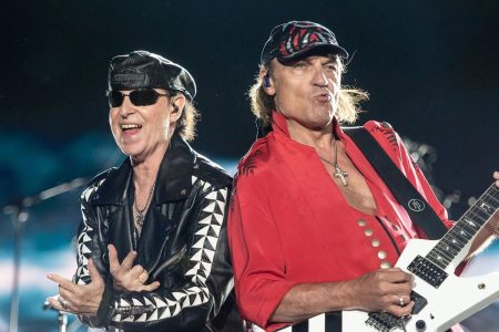 Scorpions Postpone All Remaining 2026 Shows, Including Las Vegas Residency Klaus Meine and Rudolf Schenker of Scorpions performing onstage
