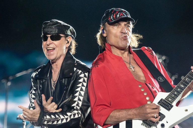 Scorpions Postpone All Remaining 2026 Shows, Including Las Vegas Residency Klaus Meine and Rudolf Schenker of Scorpions performing onstage