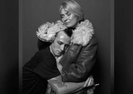 Scott Weiland photographed with his mother Sharon