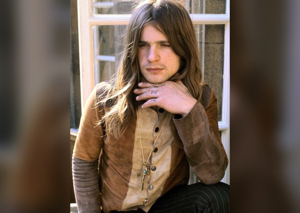 Young Ozzy Osbourne portrait from the late 1960s